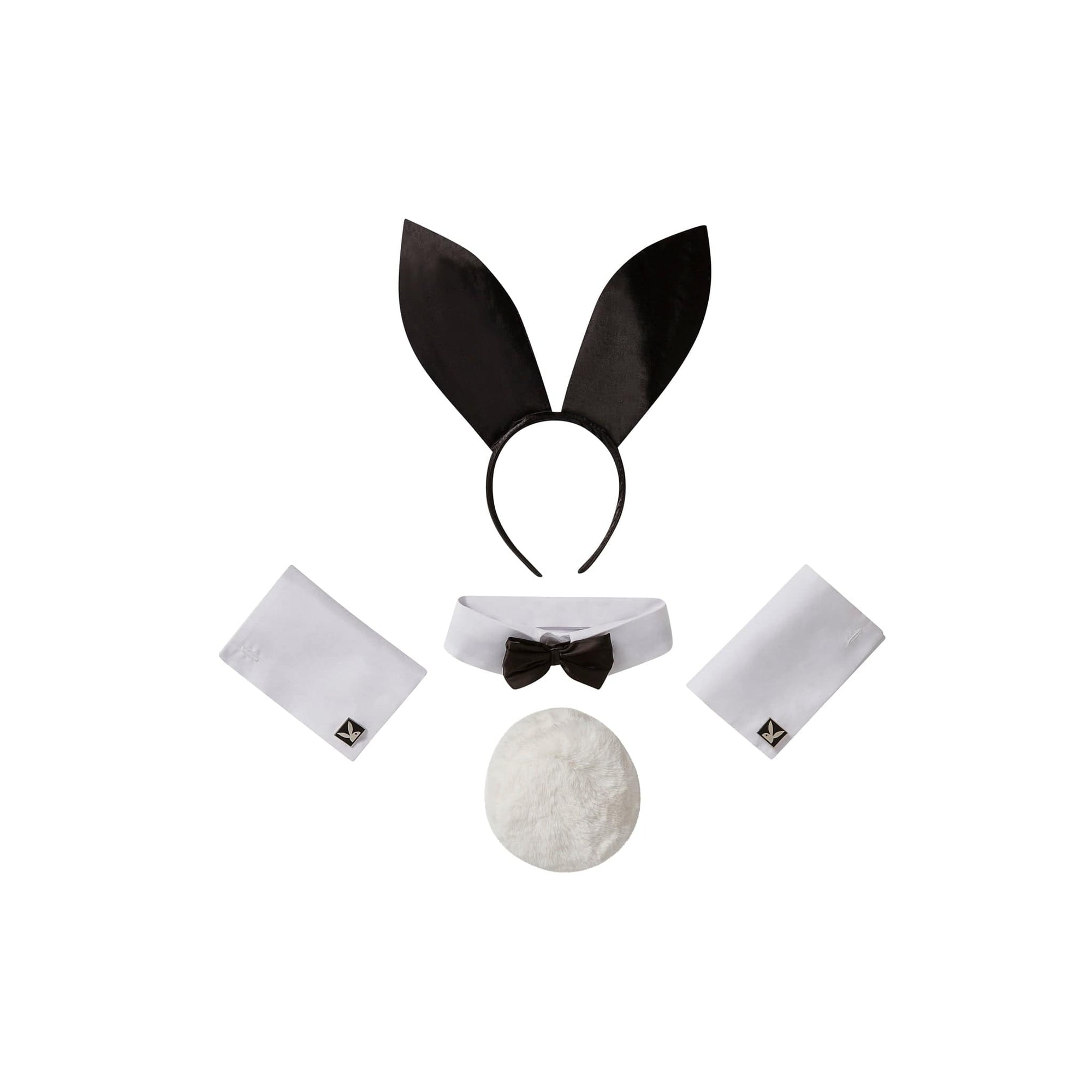Roma Black/White / One Size 5-Piece Playboy Accessories Kit Cosplay Costume PB155-AS-O/S 2023 5-Piece Playboy Accessories Kit Cosplay Roma Costume PB155 Apparel & Accessories > Costumes & Accessories