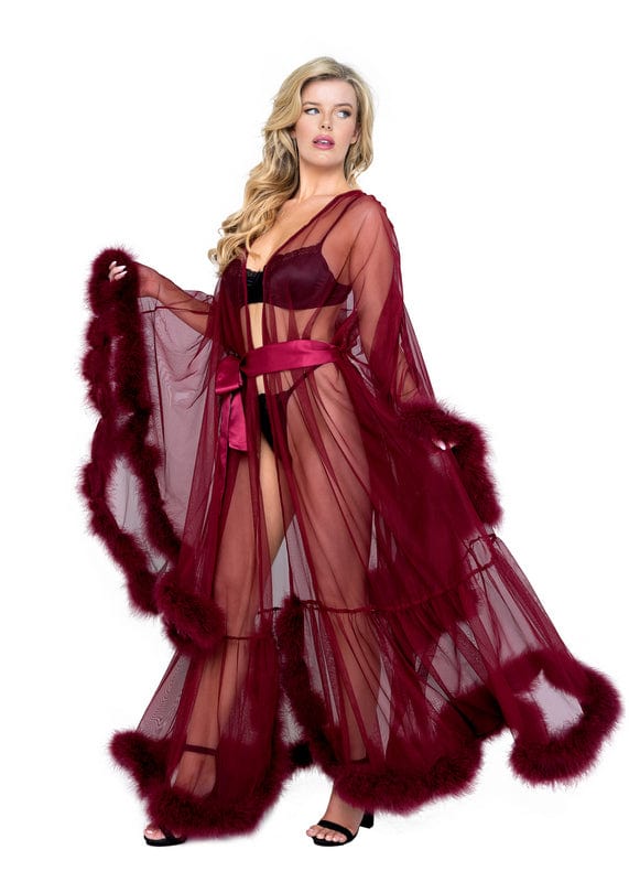Sexy Black Mesh Hollywood Glam Luxury Robe Lingerie Sexy Black Mesh Hollywood Glam Luxury Robe Lingerie