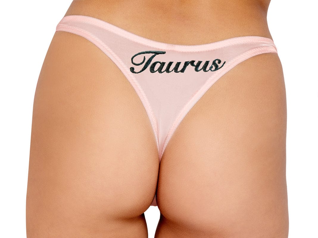 Roma Pink Zodiac Taurus Panty Lingerie 2023 Sexy Pink Zodiac Taurus Panty Lingerie Apparel & Accessories > Clothing > Underwear & Socks > Underwear