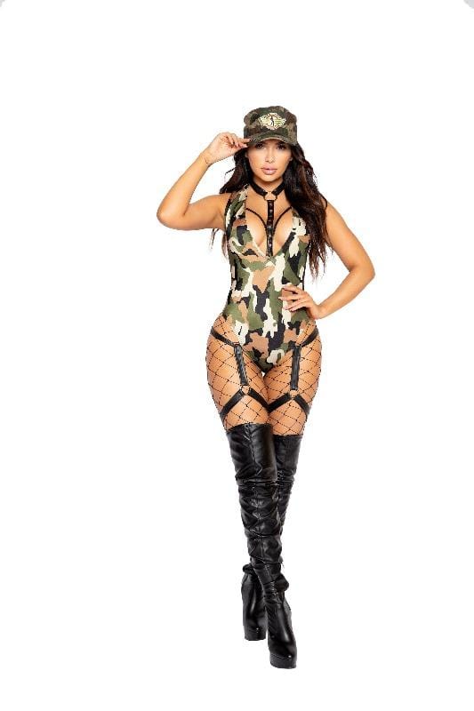 Roma 1pc Army Hottie Halloween Cosplay Costume 2021 Women's Army Hottie Halloween Roma Cosplay Costume 4986 Apparel & Accessories > Costumes & Accessories