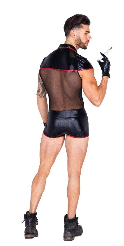 Roma 1pc Pandemic Hunk Halloween Cosplay Costume 2021 Men's Pandemic Hunk Halloween Cosplay Roma Costume 5060 Apparel & Accessories > Costumes & Accessories