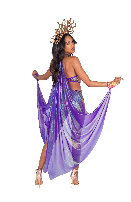 Sexy Genie Adult Purple Lady Halloween Cosplay Costume