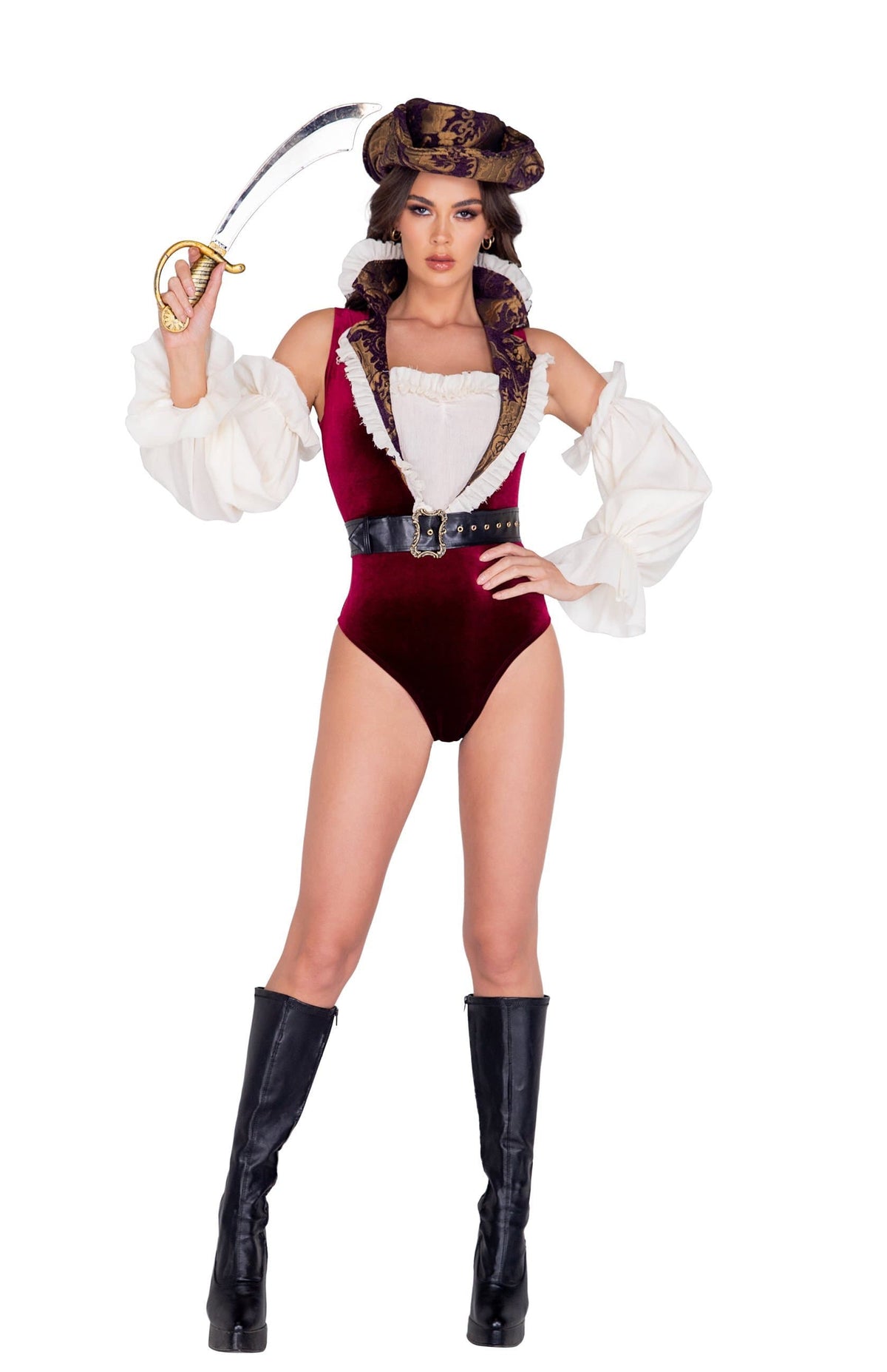 Roma 5pc Sultry Pirate Halloween Cosplay Costume 2021 Women&#39;s Sultry Pirate Halloween Roma Cosplay Costume 5032 Apparel &amp; Accessories &gt; Costumes &amp; Accessories