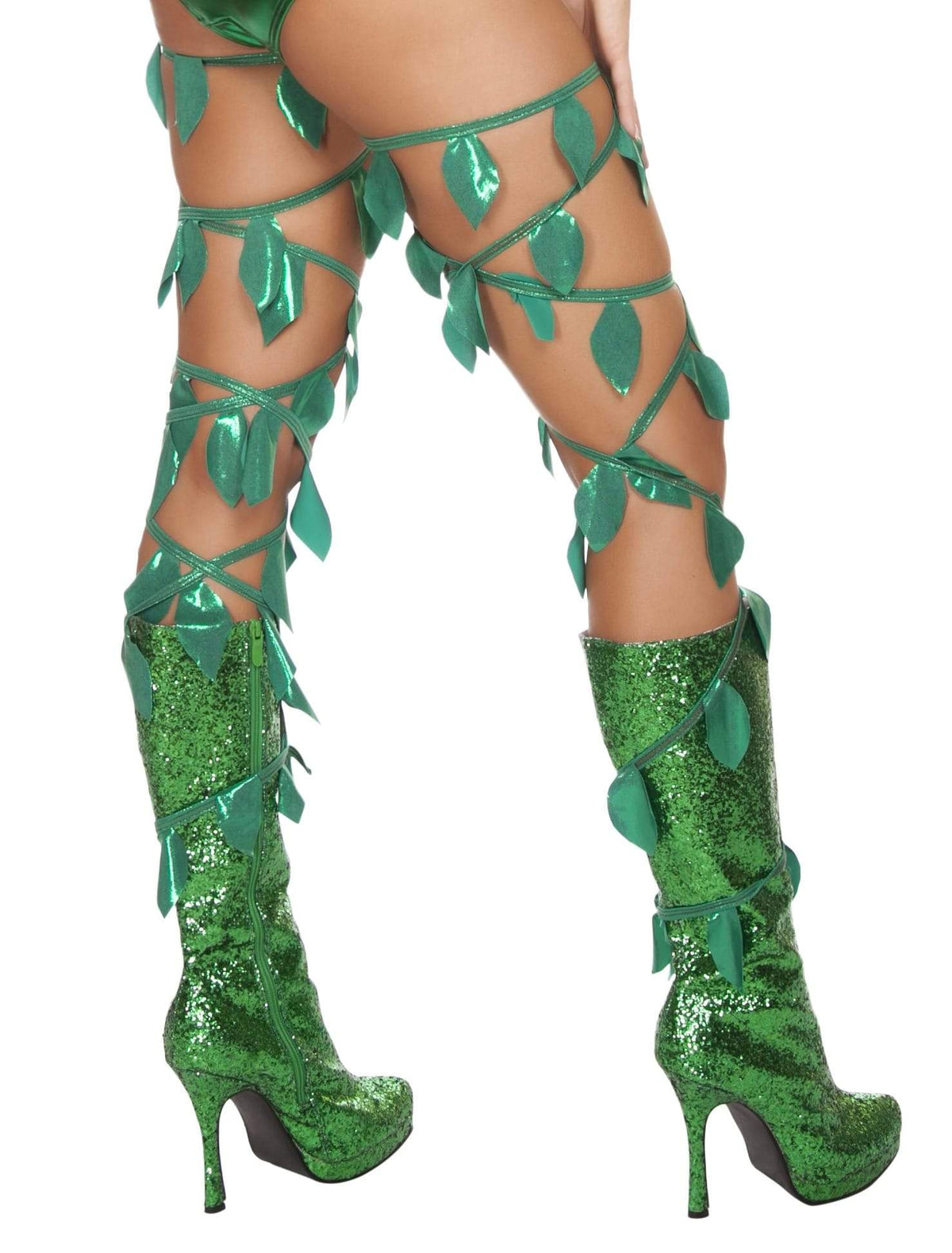 Roma ONE SIZE / GREEN GREEN LEAF THIGH WRAPS SHC-4642-R Apparel &amp; Accessories &gt; Costumes &amp; Accessories &gt; Costumes
