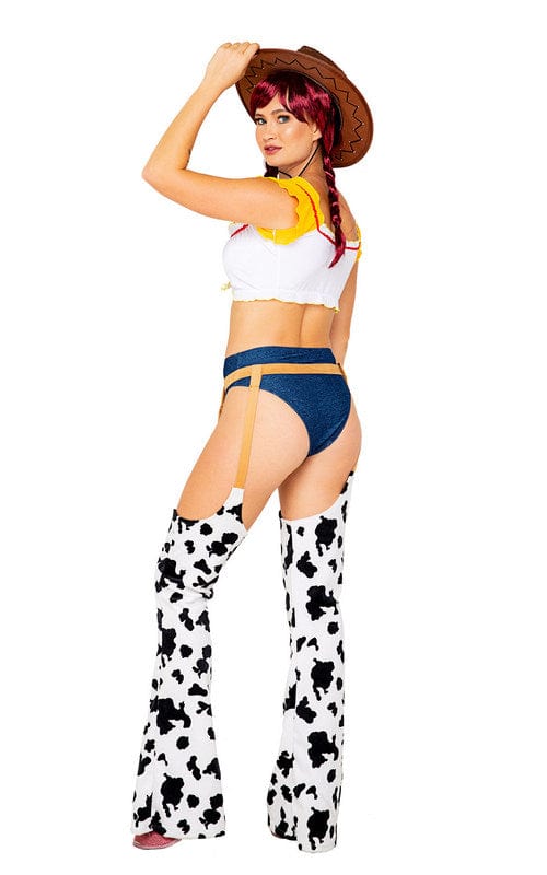 Roma Sexy 3pc Playful Cowgirl Halloween Cosplay Costume 2022 Sexy Playboy Buckaroo Cowgirl Halloween Cosplay Costume Apparel & Accessories > Costumes & Accessories