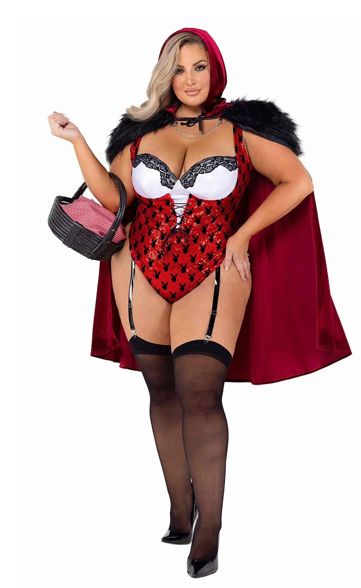 Roma Costume 1X / Black/Red PB117 - 2pc Playboy Enchanted Forest PB117-Blk/Red-1X