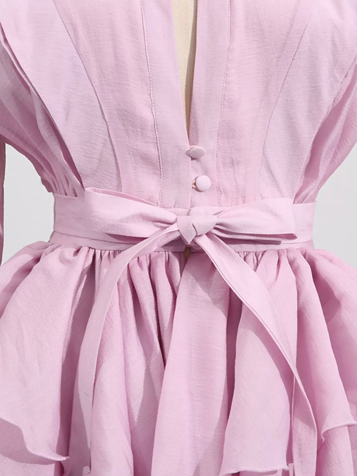 Trendsi Ruffled Long Sleeve Mini Dress Ruffled Long Sleeve Mini Dress Apparel & Accessories > Clothing > Dresses