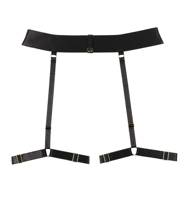 Allure Lingerie Black / One size Black Bombshell Garter Belt A1138B 2023 Sexy Adjustable Black Halter Neck Venus Harness Lingerie