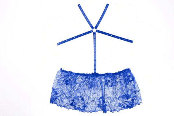 Sexy Blue Edgy Strappy Madelyn Baby Doll Lingerie Sexy Blue Edgy Strappy Madelyn Baby Doll Lingerie