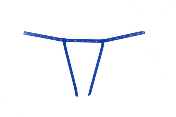 Allure Lingerie Blue / One size Blue Edgy Strappy Madelyn Baby Doll Lingerie 12-8002B 2023 Sexy Blue Margot Bralette & Crotchless Panty Set Lingerie Lingerie