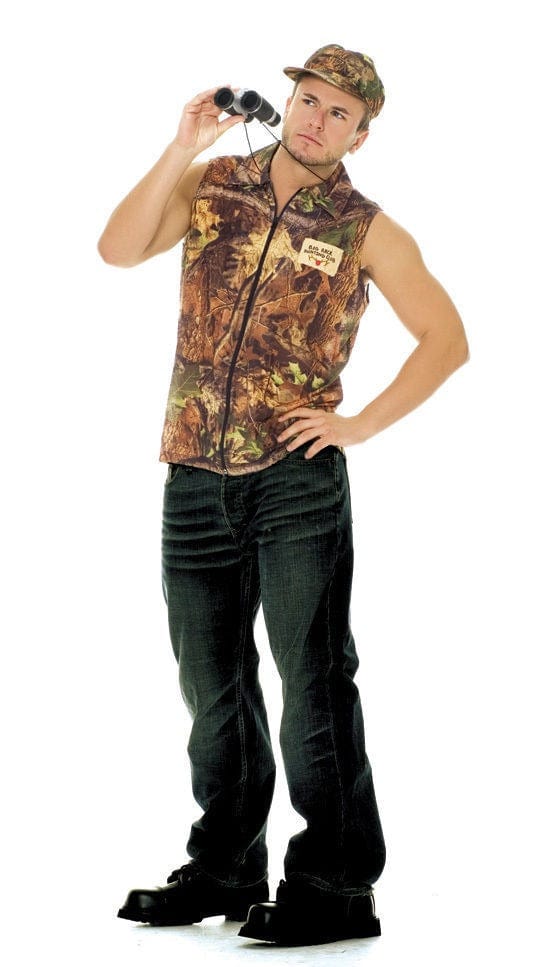 Elegant Moments L/XL Men's Rack Deer Hunter Camo Halloween Cosplay Costume SHC-9942-L/XL-EM Men's Rack Deer Hunter Camo Halloween Cosplay Costume Apparel & Accessories > Costumes & Accessories > Costumes