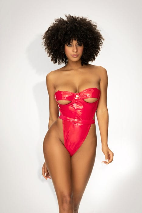 mapale Sexy Red Vinyl Underboob Underwire Bodysuit Lingerie 2023 Sexy Red Vinyl Underboob Underwire Bodysuit Lingerie Apparel &amp; Accessories &gt; Clothing &gt; Underwear &amp; Socks &gt; Underwear