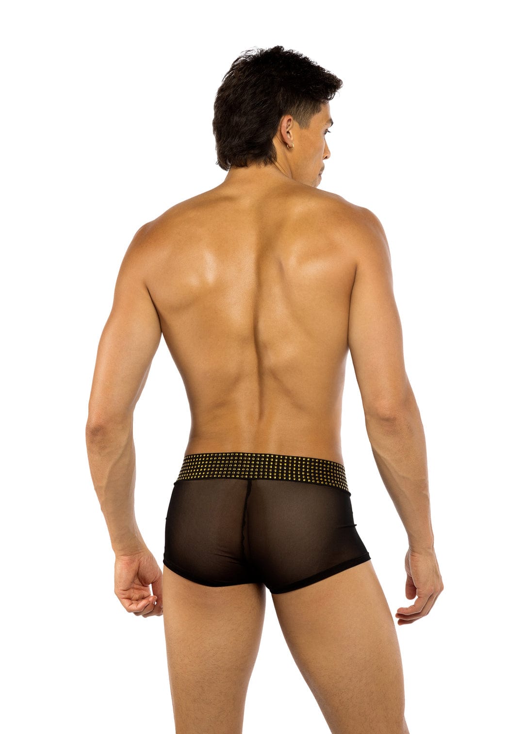 Roma Black Sacred Heart w/ Stud Elastic Men Trunks Lingerie 2024 Sexy Black Sacred Heart w/ Stud Elastic Men Trunks Lingerie Apparel &amp; Accessories &gt; Clothing &gt; Underwear &amp; Socks &gt; Lingerie