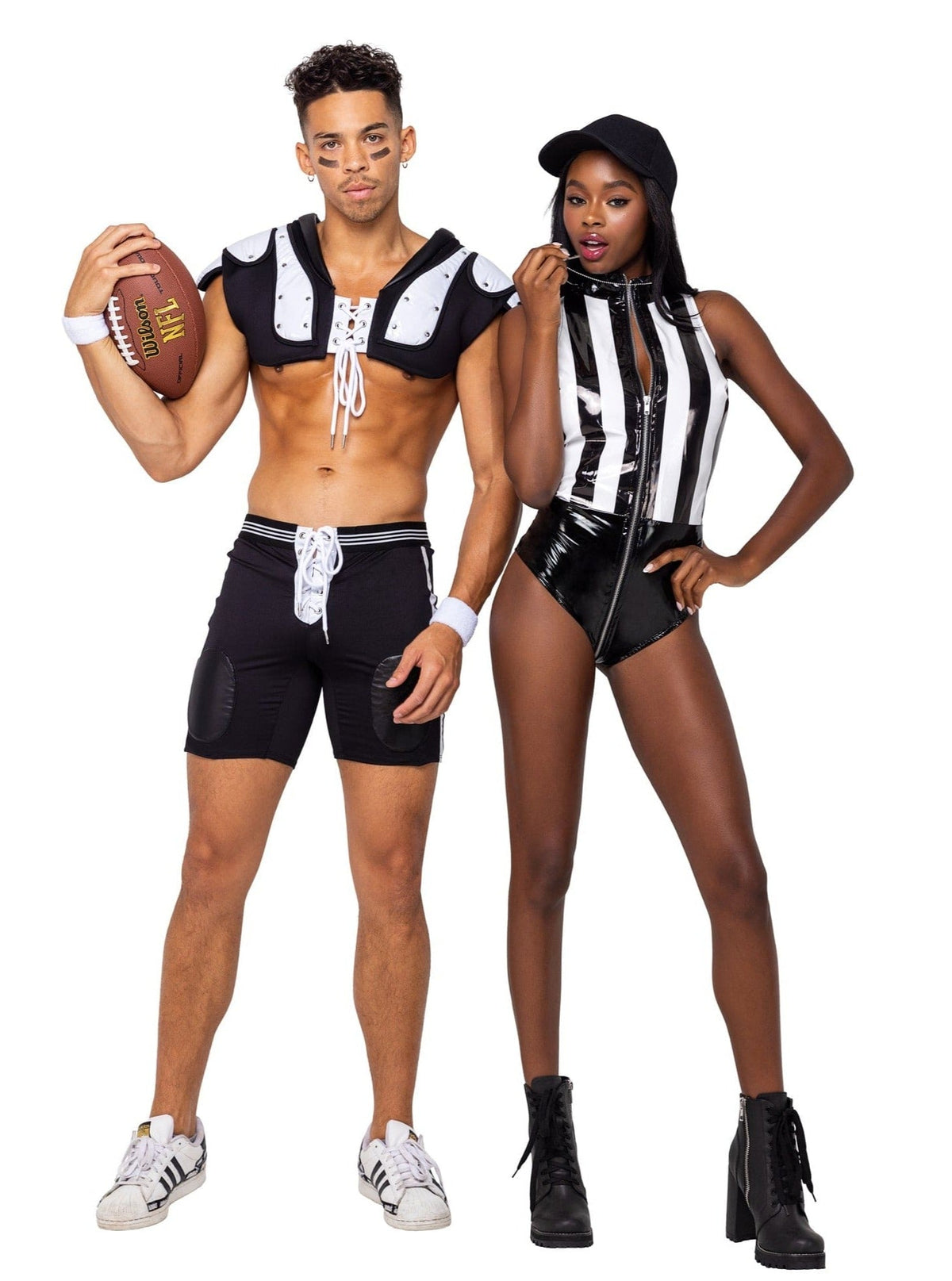 Roma 3 Pc Men&#39;s Football Touchdown Hunk Halloween Cosplay Costume 2023 Sexy 5 Pc Men&#39;s Construction Hard-Worker Halloween Cosplay Costume Apparel &amp; Accessories &gt; Costumes &amp; Accessories