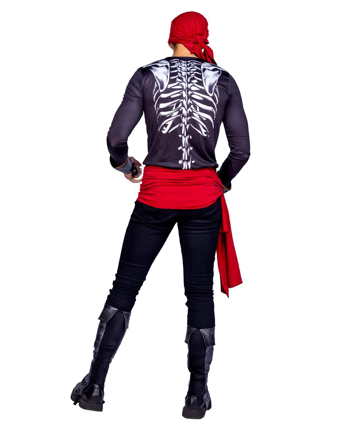 Roma 4 Pc Men&#39;s Pirates Curse Halloween Cosplay Costume 2024 Men&#39;s Pirates Curse Skeleton Halloween Cosplay Costume Apparel &amp; Accessories &gt; Costumes &amp; Accessories