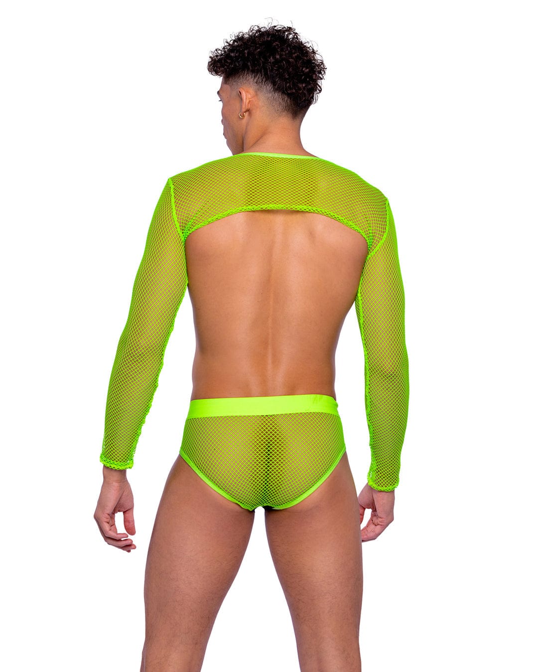 Roma Sexy Men's Reflective & Fishnet Briefs 2024 Sexy Men's Printed Shimmer Camouflage Briefs Rave Wear Apparel & Accessories > Costumes & Accessories > Costumes