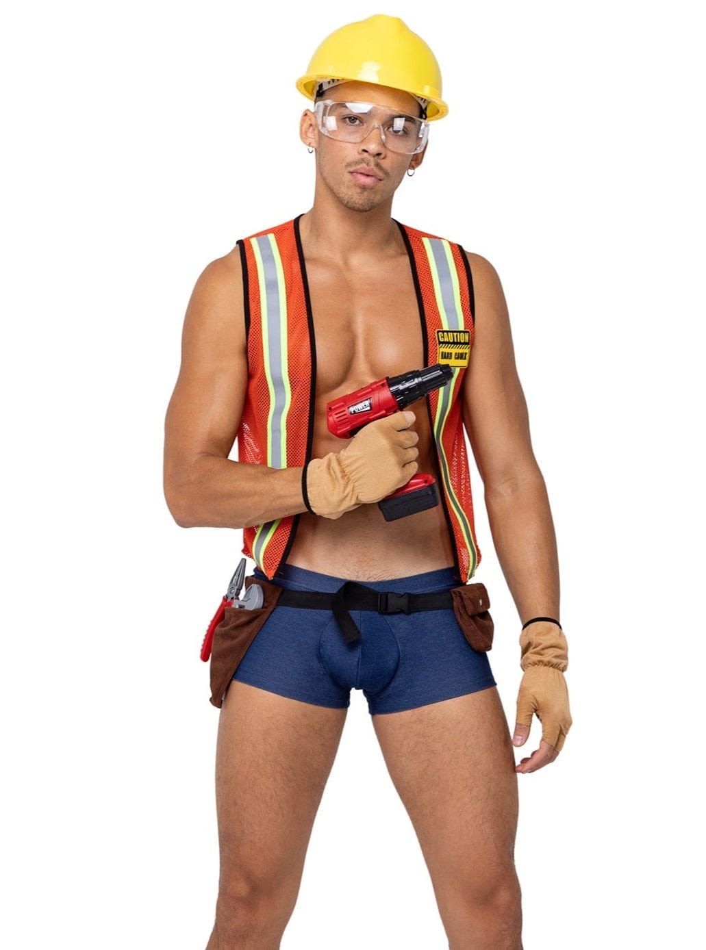 2023 Sexy Men's Construction Worker Halloween Cosplay Costume