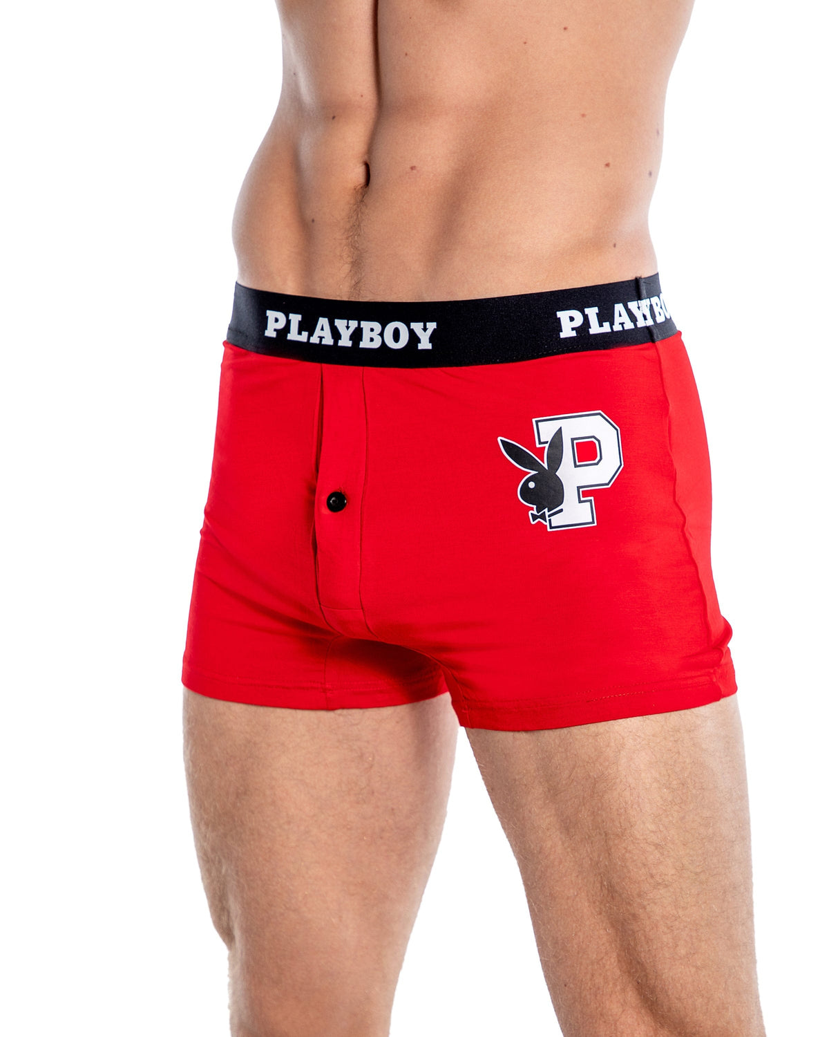 Roma PBLI170 - Playboy Mens Varsity Modal Boxer Briefs PBLI170 - Playboy Mens Varsity Modal Boxer Briefs Lingerie