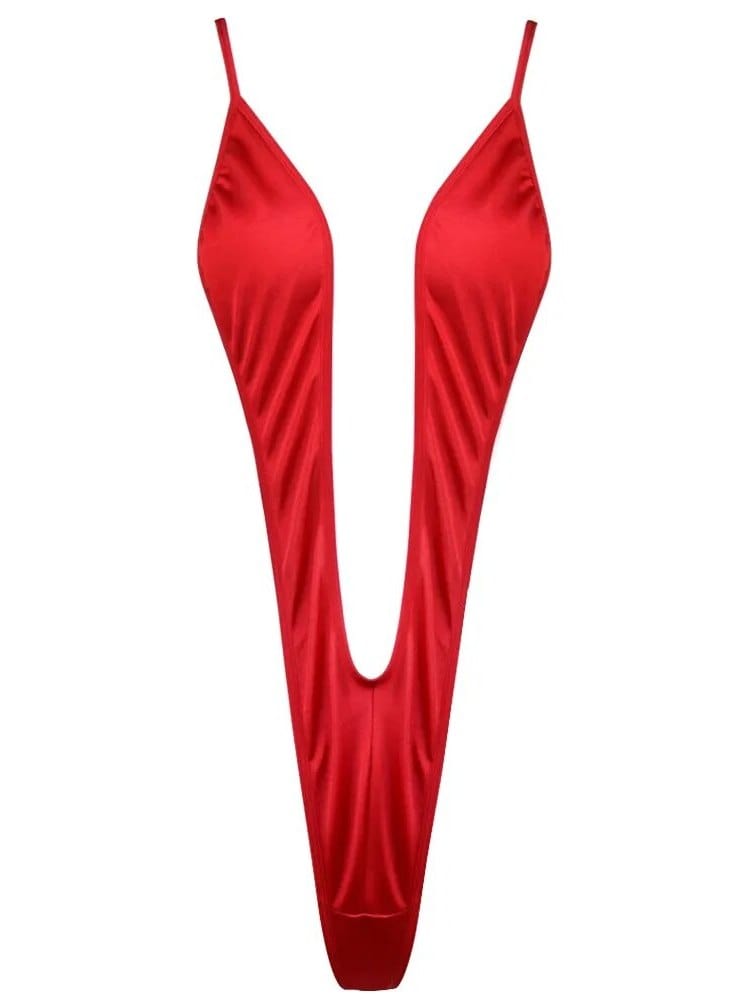 Sizzle Kiss Swimwear One Size / Red Black Extreme Micro Slingshot G-String Swimsuit SHS-1111-Red Black Red Blue Extreme Micro Slingshot G-String Thong Swimsuit Apparel & Accessories > Clothing > Swimwear