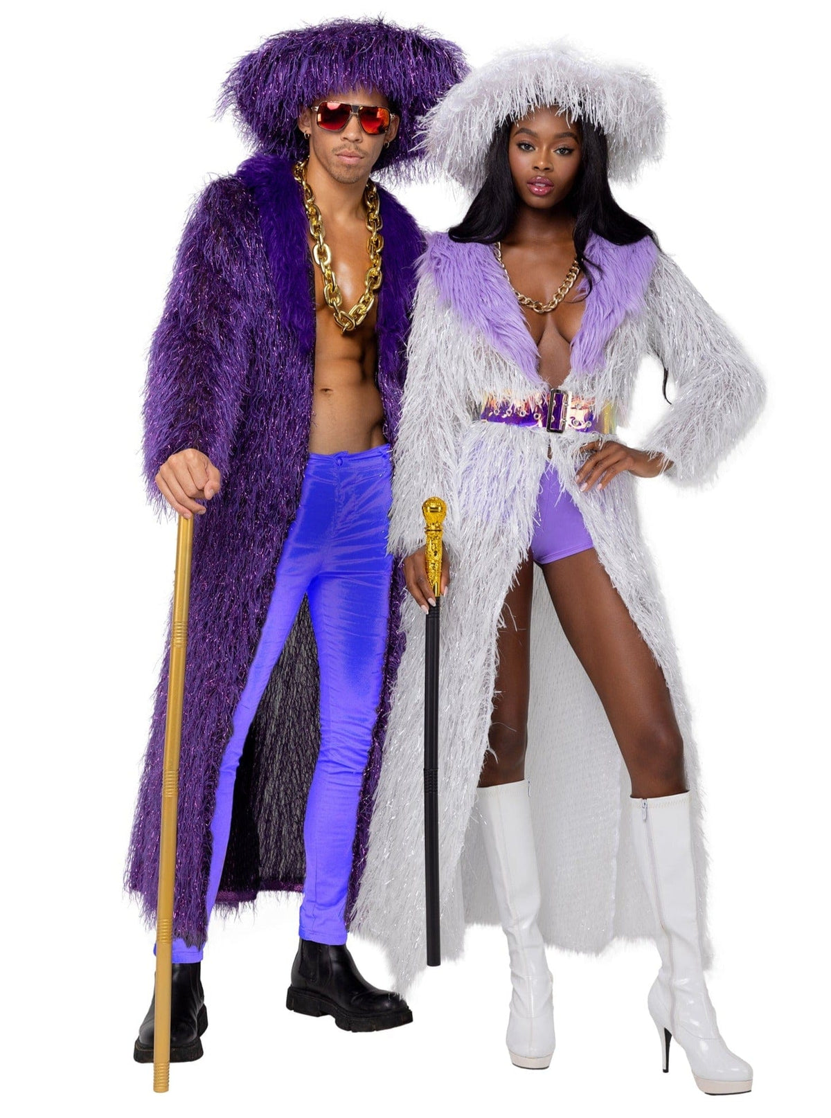 SoHotClubwear.com 2 Pc Men&#39;s High-Roller Pimp Halloween Cosplay Costume