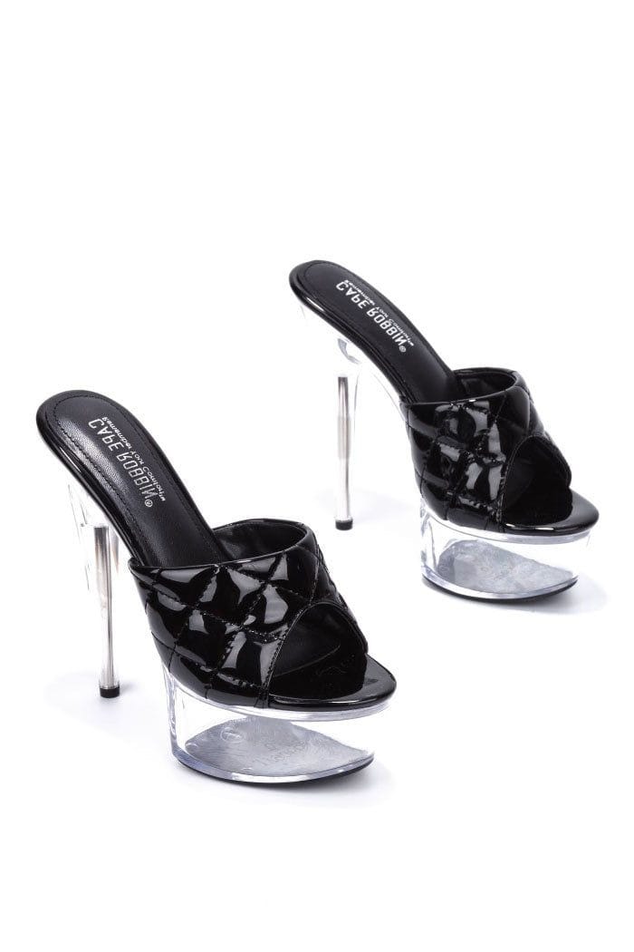 SoHotClubwear.com 9 Black Patent Platform Heels by CAPE ROBBIN Black Patent Platform Heels CAPE ROBBIN | Size 9 US 39 Euro