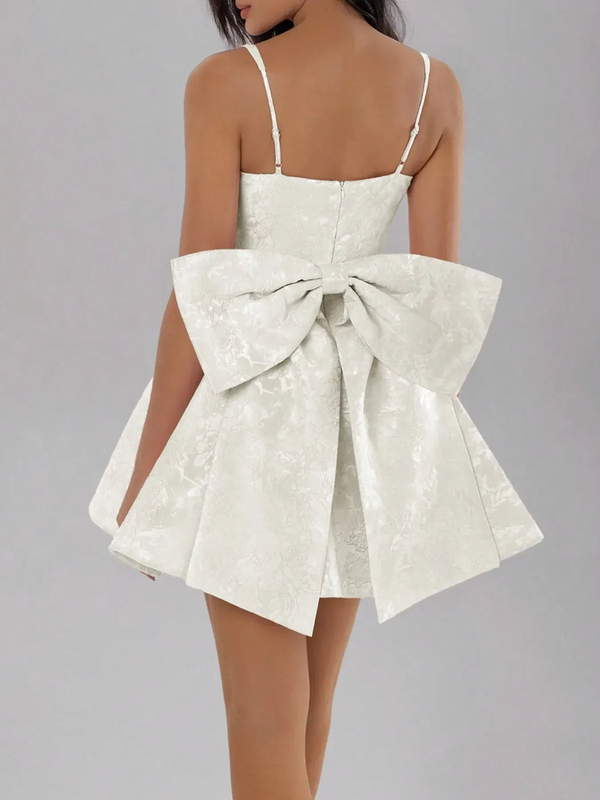 Trendsi Bow Back Sweetheart Neck Cami Dress Bow Back Sweetheart Neck Cami Dress Apparel & Accessories > Clothing > Dresses