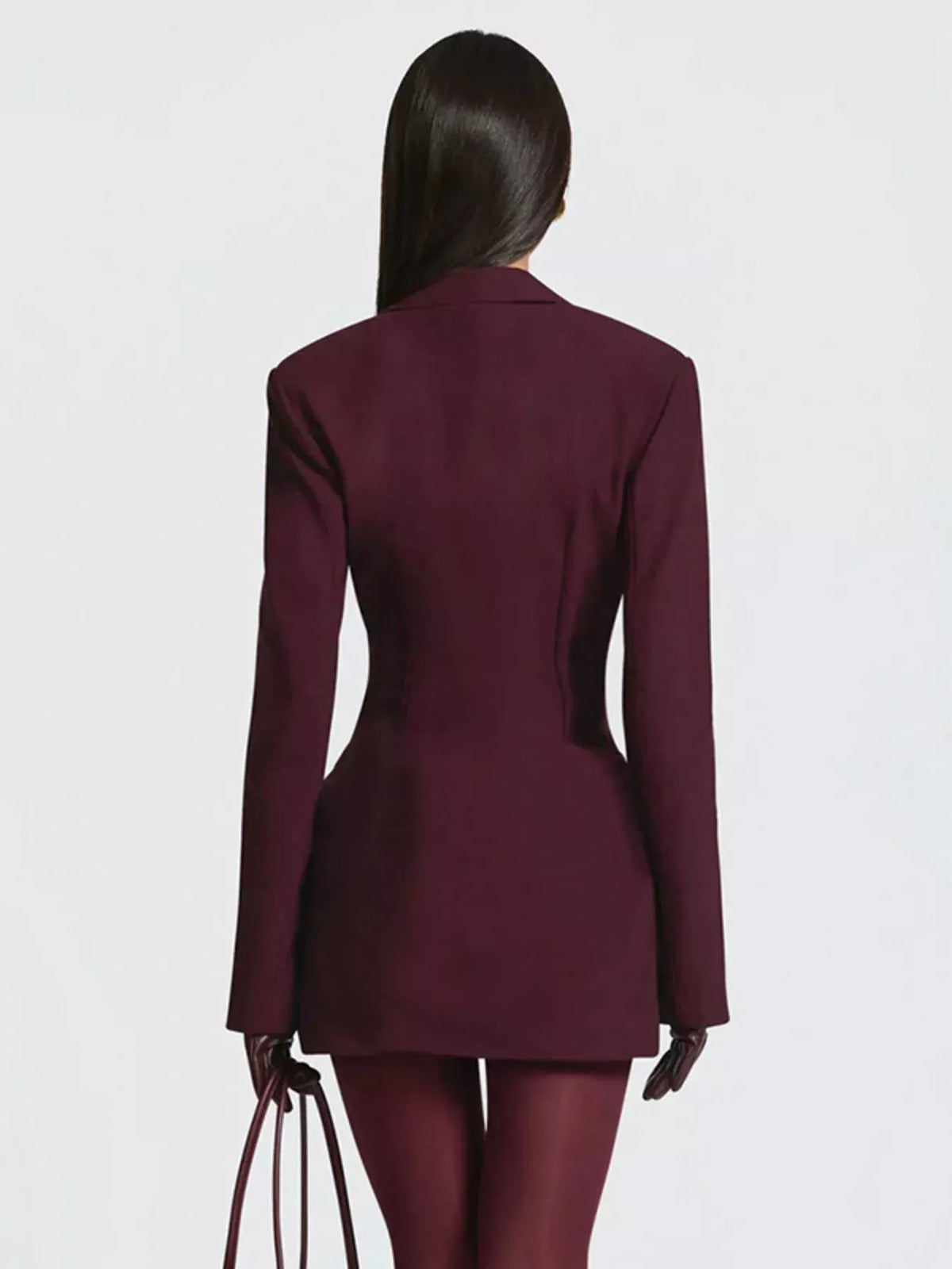 Trendsi Full Size Blazer-Style Long Sleeve Mini Dress Plus Size Full Size Blazer-Style Long Sleeve Mini Dress Plus Size Apparel & Accessories > Clothing > Dresses