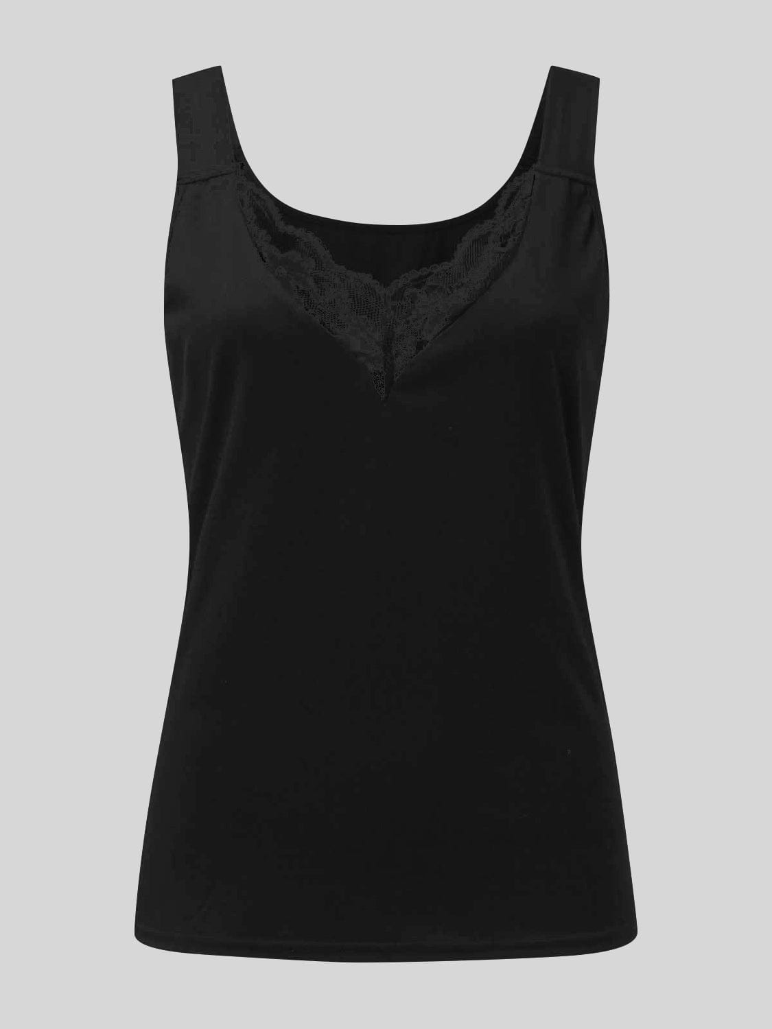 Trendsi Full Size Lace Detail Sweetheart Neck Tank Apparel &amp; Accessories &gt; Clothing &gt; Dresses