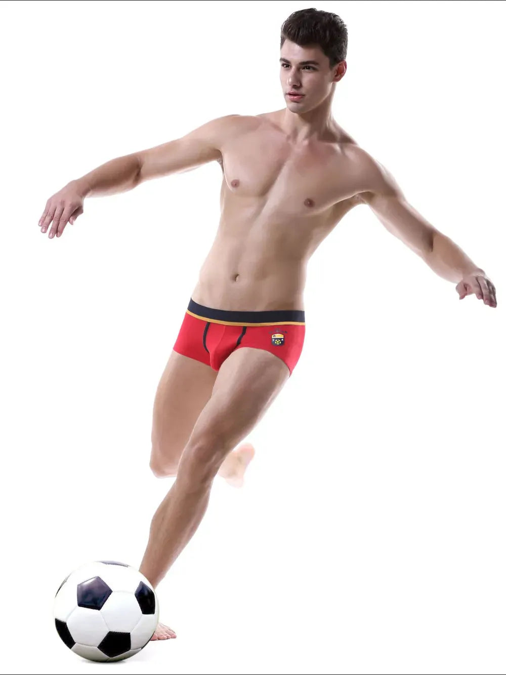 Trendsi Red / M Men's Contrast Panty 100400036256575 Men's Contrast Panty Apparel & Accessories > Clothing > Dresses