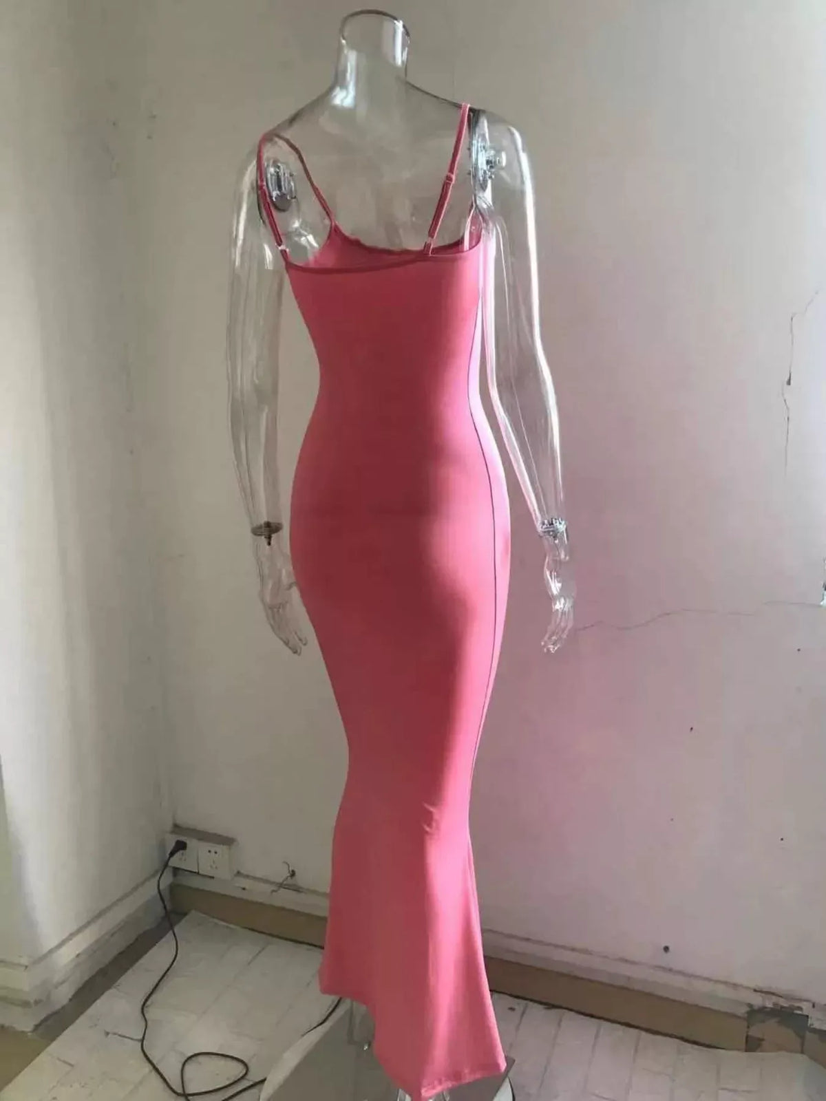 Trendsi Spaghetti Strap Bodycon Maxi Dress Spaghetti Strap Bodycon Maxi Dress Apparel & Accessories > Clothing > Dresses
