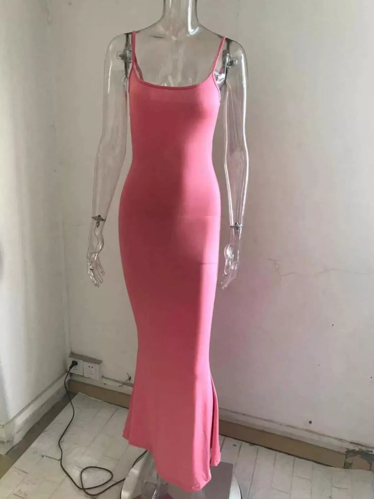 Trendsi Spaghetti Strap Bodycon Maxi Dress Spaghetti Strap Bodycon Maxi Dress Apparel & Accessories > Clothing > Dresses
