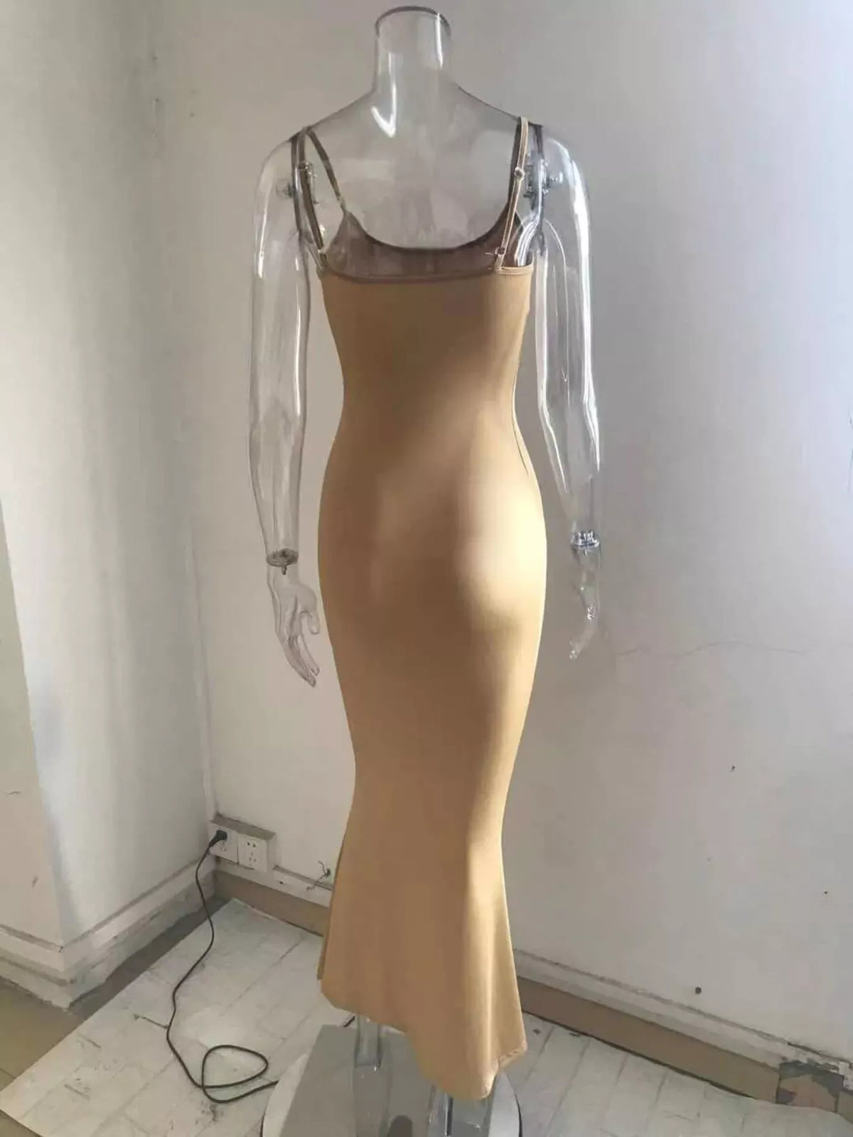 Trendsi Spaghetti Strap Bodycon Maxi Dress Spaghetti Strap Bodycon Maxi Dress Apparel & Accessories > Clothing > Dresses