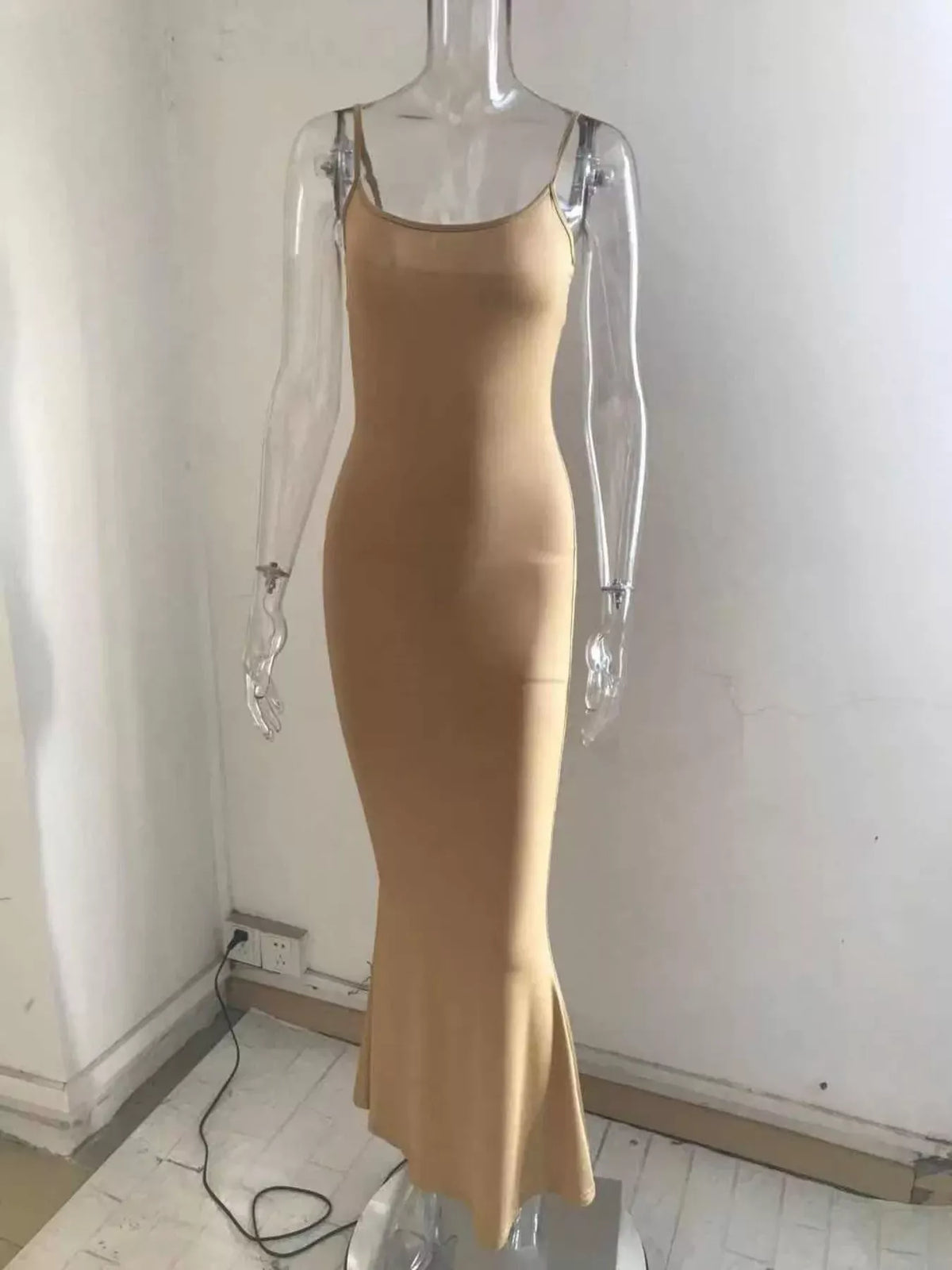 Trendsi Spaghetti Strap Bodycon Maxi Dress Spaghetti Strap Bodycon Maxi Dress Apparel & Accessories > Clothing > Dresses