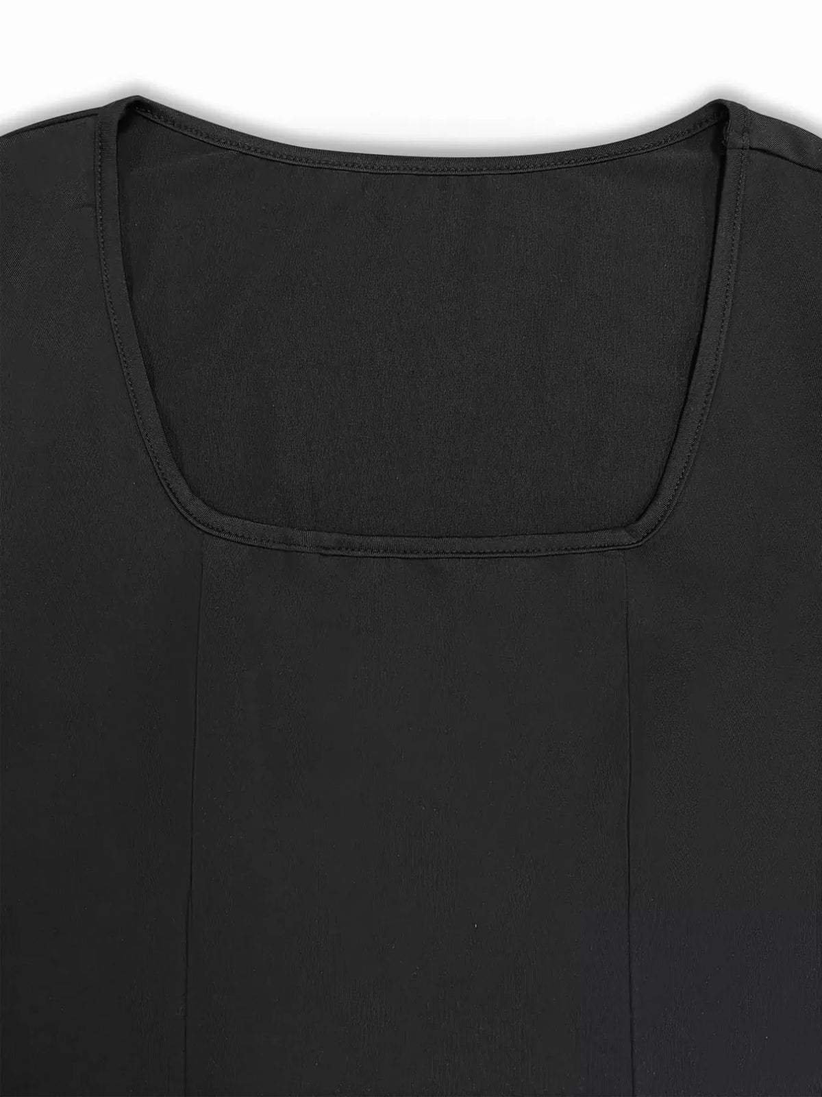 Trendsi Square Neck Long Sleeve Slit Bodycon Maxi Dress Square Neck Long Sleeve Slit Bodycon Maxi Dress Apparel & Accessories > Clothing > Dresses