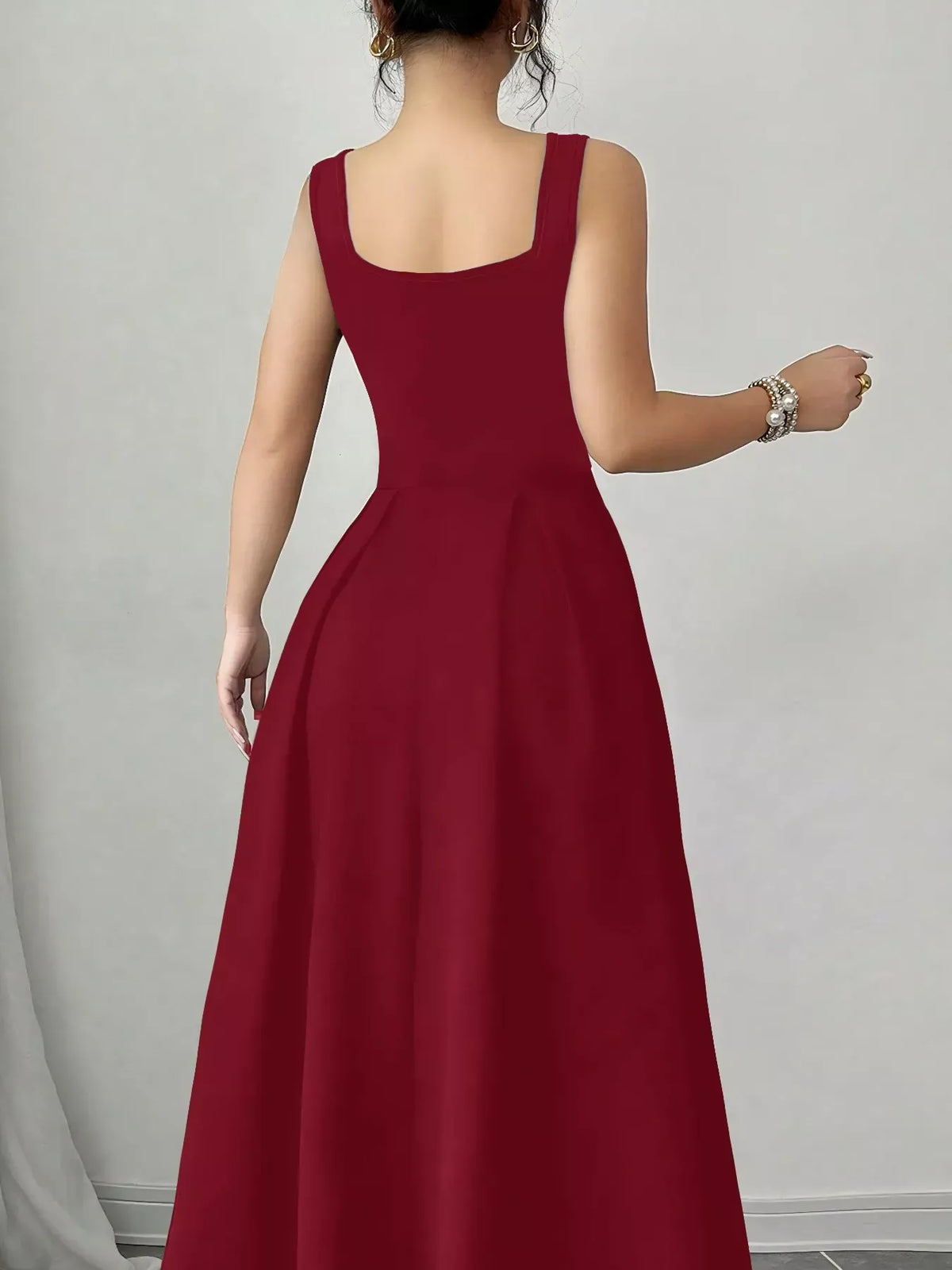 Trendsi Square Neck Sleeveless Maxi Tank Dress Square Neck Sleeveless Maxi Tank Dress Apparel & Accessories > Clothing > Dresses