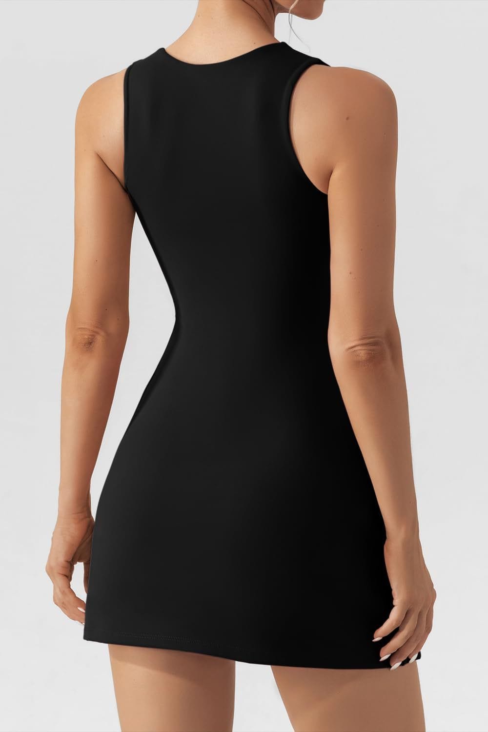 Trendsi Square Neck Sleeveless Mini Dress Apparel &amp; Accessories &gt; Clothing &gt; Dresses