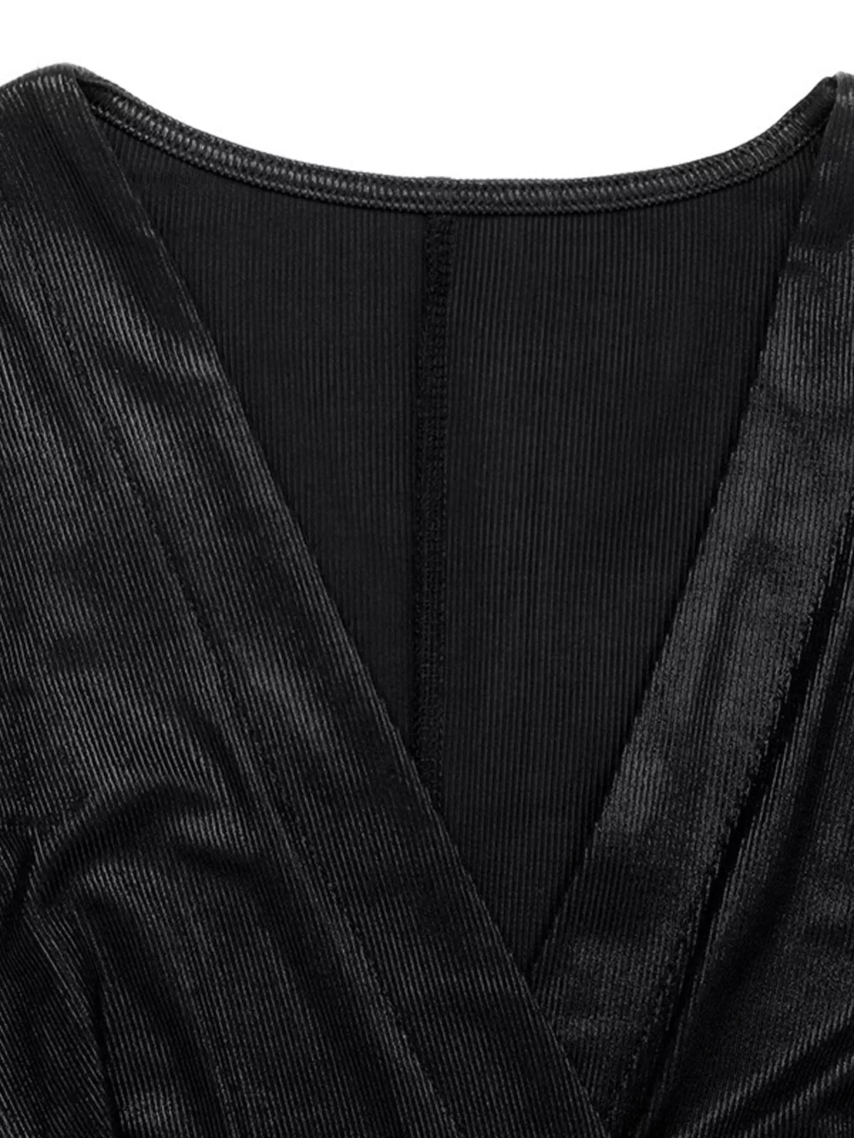 Trendsi Surplice Long Sleeve Midi Dress Surplice Long Sleeve Midi Dress Apparel & Accessories > Clothing > Dresses