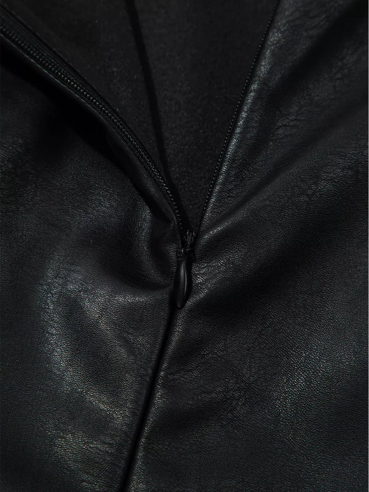 Trendsi Vegan Leather Sleeveless Mini Dress Vegan Leather Sleeveless Mini Dress Apparel & Accessories > Clothing > Dresses