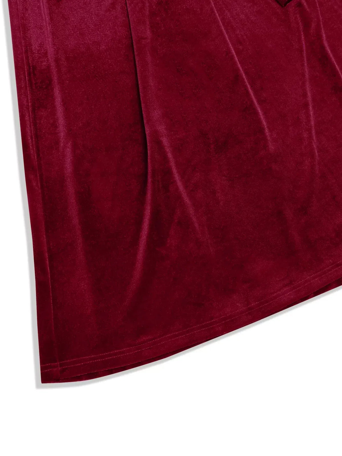 Trendsi Velvet Wrap Surplice Maxi Dress Velvet Wrap Surplice Maxi Dress Apparel & Accessories > Clothing > Dresses