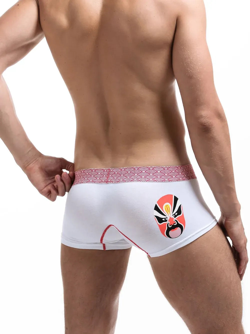 Trendsi White / M Men's Opera Mask Panty 100400454977195 Men's Opera Mask Panty Apparel & Accessories > Clothing > Dresses