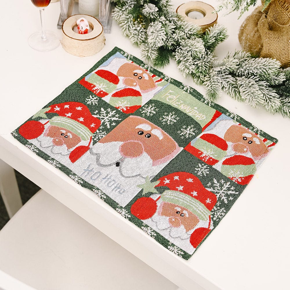 Trendsi Assorted 2-Piece Christmas Placemats Assorted 2-Piece Christmas Placemats