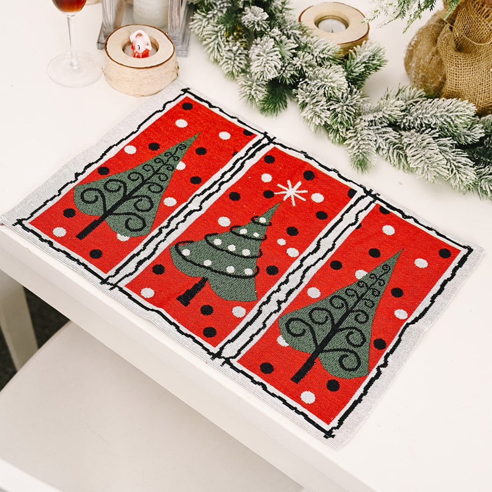 Trendsi Assorted 2-Piece Christmas Placemats Assorted 2-Piece Christmas Placemats