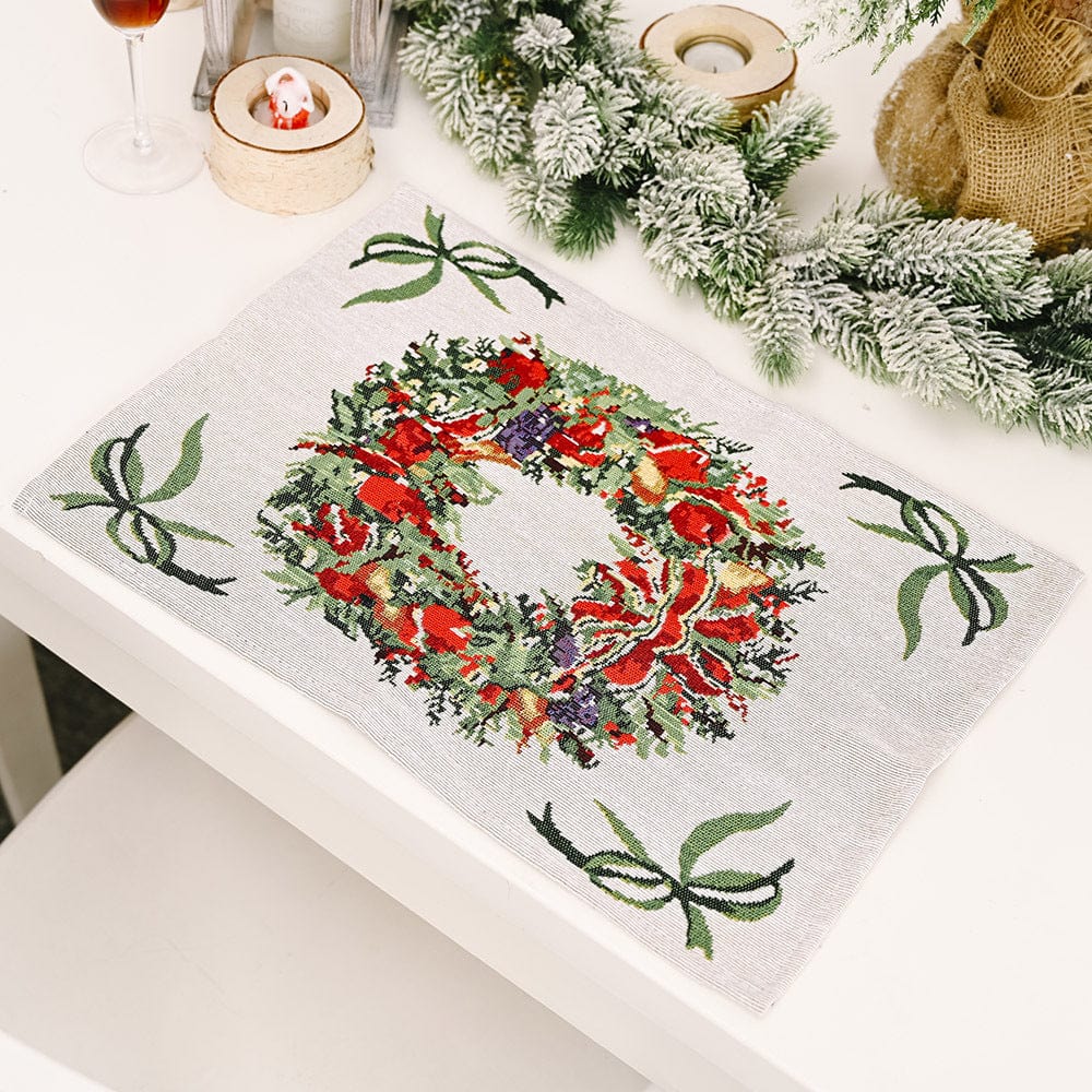 Trendsi Assorted 2-Piece Christmas Placemats Assorted 2-Piece Christmas Placemats