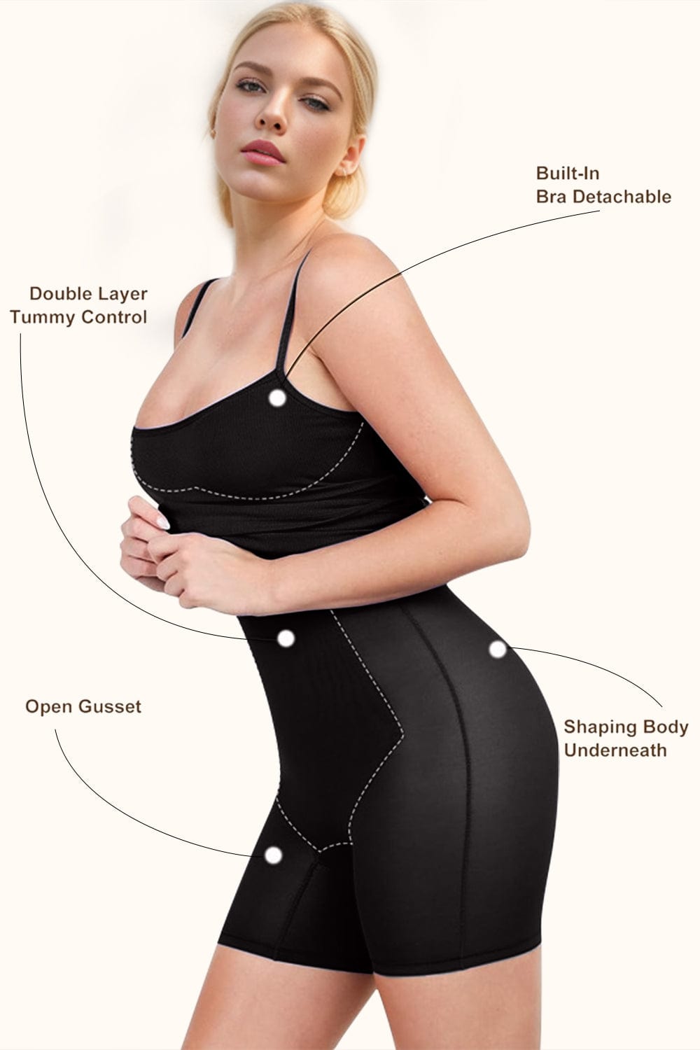 Trendsi Basic Bae Full Size Built-In Shapewear Scoop Neck Sleeveless Dress Basic Bae Full Size Built-In Shapewear Scoop Neck Sleeveless Dress