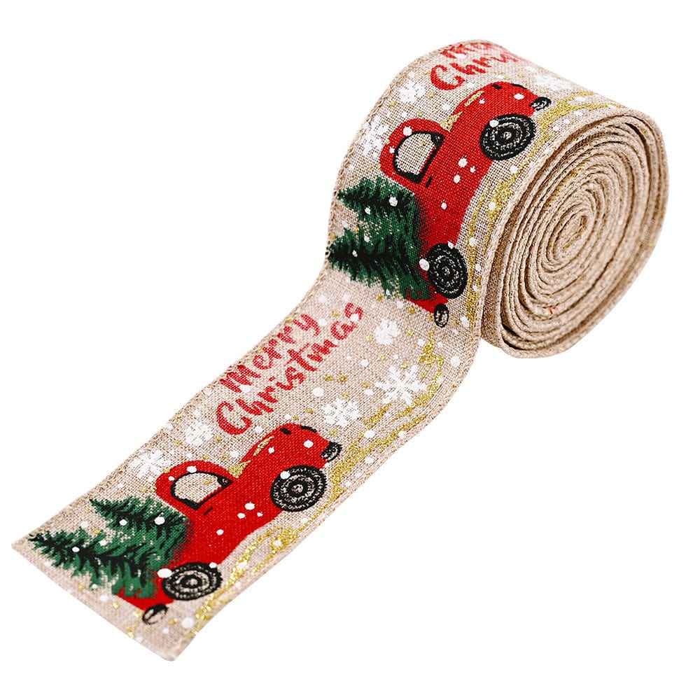 Trendsi Beige / One Size Car &amp; Christmas Tree Ribbon 101400199181979 Car &amp; Christmas Tree Ribbon