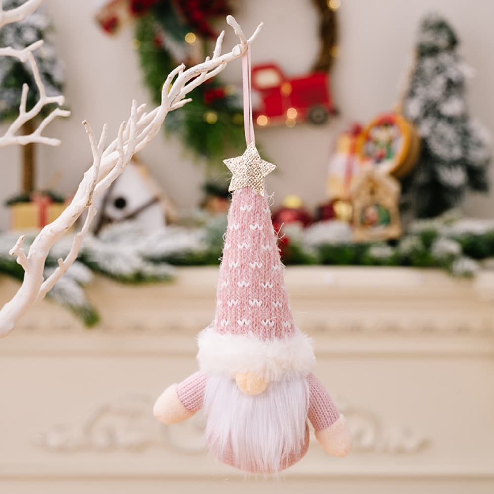 Trendsi Blush Pink / One Size Assorted 2-Piece Faceless Gnome Hanging Widgets 101400180854810 Assorted 2-Piece Faceless Gnome Hanging Widgets