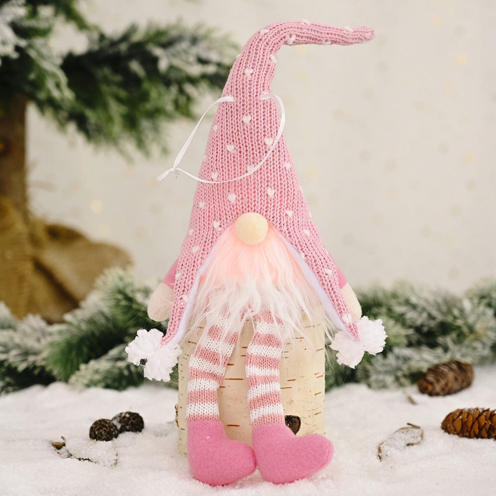 Trendsi Blush Pink / One Size Light-Up Long Leg Faceless Gnome 101400960125693 Light-Up Long Leg Faceless Gnome