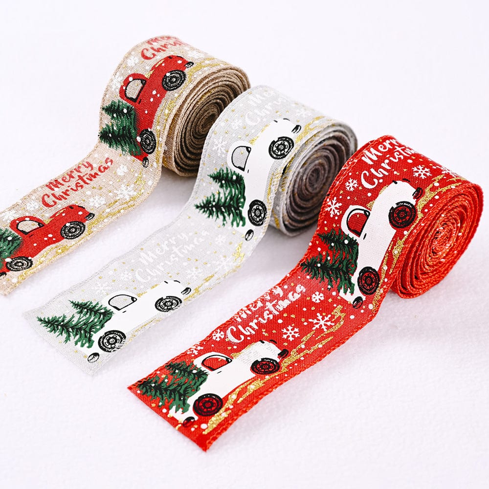 Trendsi Car & Christmas Tree Ribbon Car & Christmas Tree Ribbon
