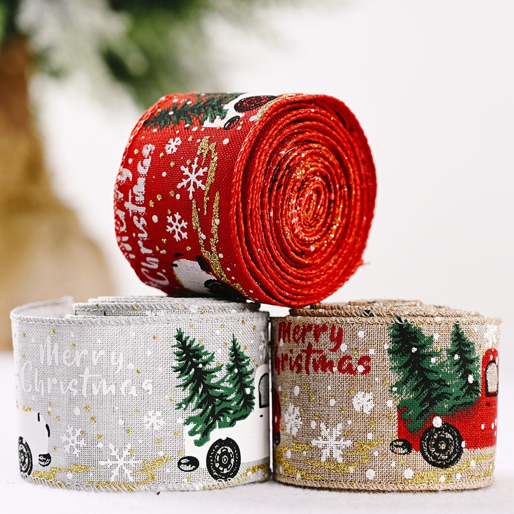 Trendsi Car &amp; Christmas Tree Ribbon Car &amp; Christmas Tree Ribbon