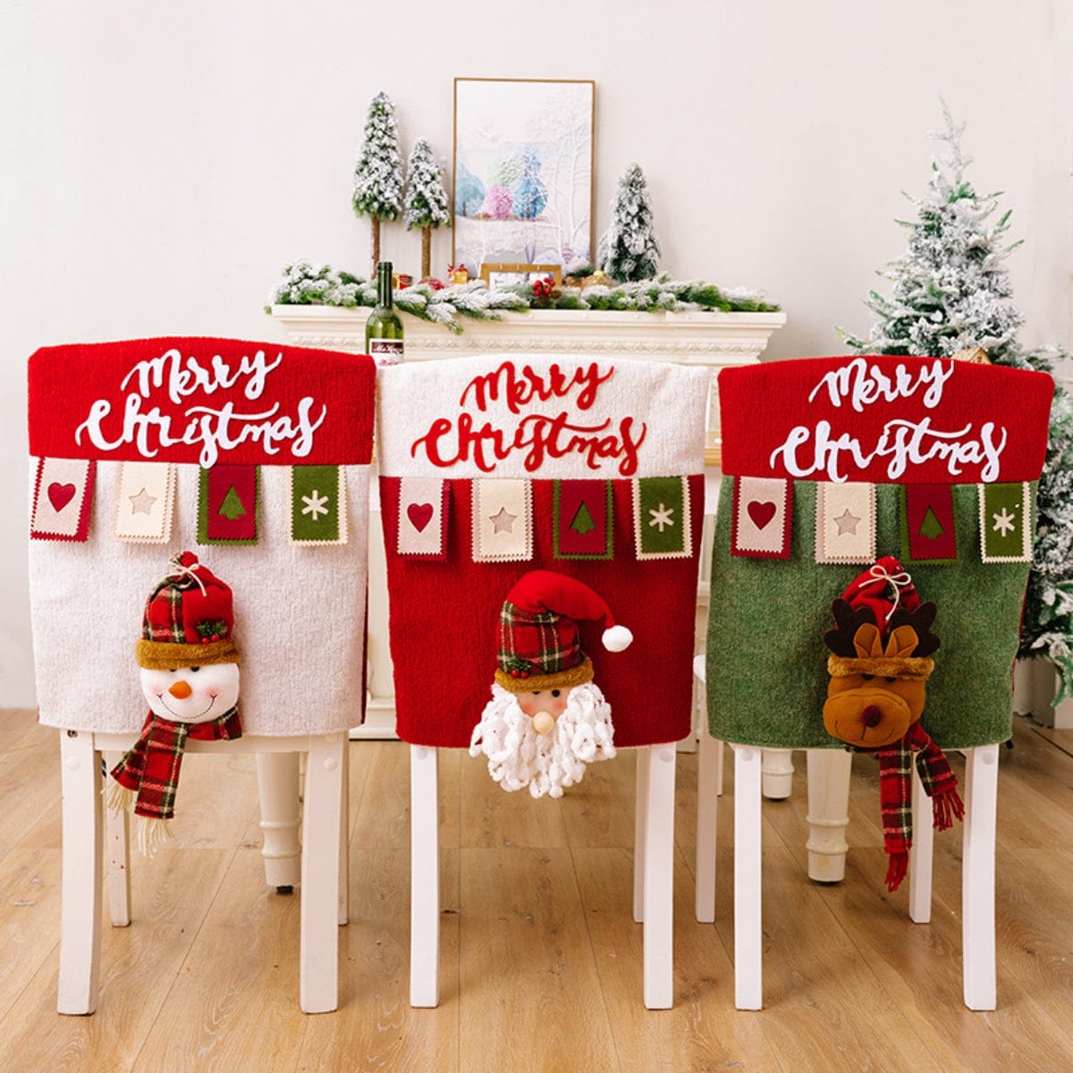 Trendsi Christmas Chair Cover Christmas Chair Cover